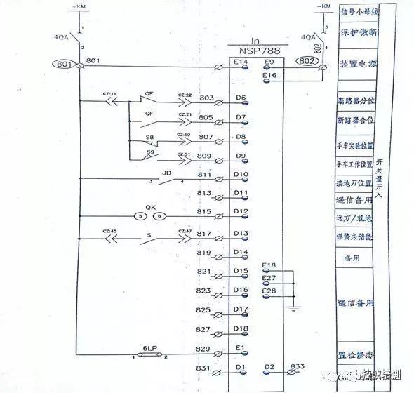 高壓開關(guān)柜二次圖閱讀說明，電氣人員必須閱讀該圖~