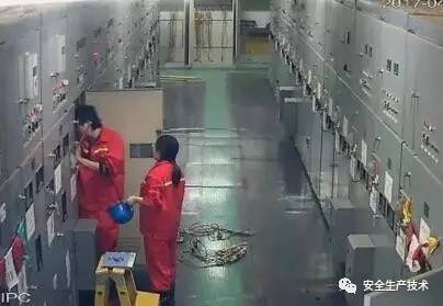 用電安全——值班人員非法進入高壓開關柜，并遭受6kV高壓電擊。