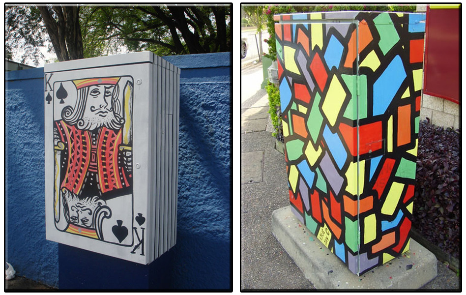 Not 配電箱影響市容，但你不知道如何美化它。