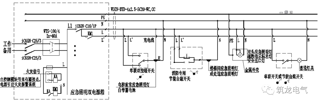 教你畫應(yīng)急照明配電箱系統(tǒng)圖！